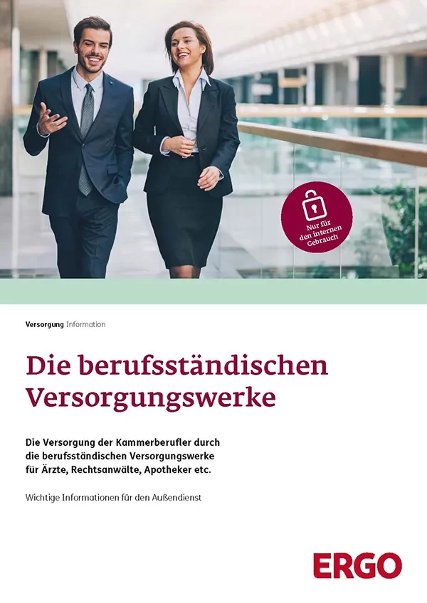 Versorgungswerke Die berufsständischen Versorgungswerke der ERGO